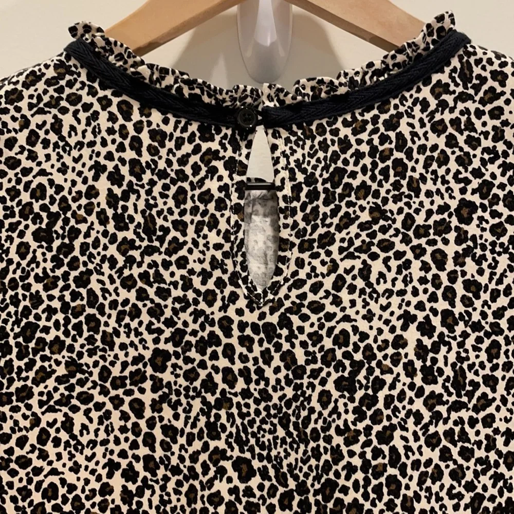 Hanna Andersson Girls Leopard Dress Size 140 10